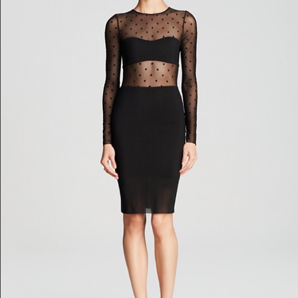 Bec & Bridge Dresses & Skirts - Bec & Bridge Dress Night Rider Polka Dot Illusion Bec & Bridge Dresses & Skirts - Bec & Bridge Dress Night Rider Polka Dot Illusion